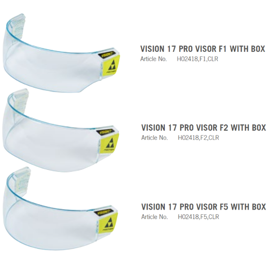 Fischer VISION 17 PRO VISOR WITH BOX | Visier